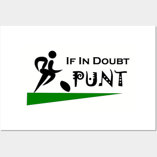 If in doubt Punt Posters and Art